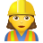 Женщина строитель icon