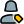 price tag of an object for the single user icon