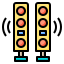 haut-parleurs-externes-comunication-phatplus-lineal-color-phatplus icon