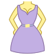 Vestido modelado icon