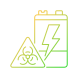 Contamination-du-sol-externe-batterie-recyclage-autres-papa-vector icon