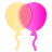 파티 baloons에 icon