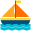 Barco à vela pequeno icon