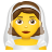 emoji style 베일을 쓴 신부 icon