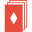 jeu-de-cartes-à-jouer-externe-glyph-chroma-amoghdesign-9 icon