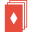 外部甲板扑克牌字形色度-amoghdesign-9 icon