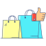 shopping bags icon