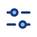 ajuste horizontal icon