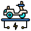 electric motorbike icon