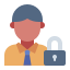 unauthorized person icon