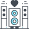 内置扬声器 icon