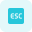 escape taste icon