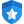 Police officer badge with star and shield icon