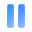 liquid glass color style pause icon