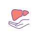 liver disease awareness and control icon