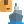 Shipping delivery box on the cargo ship isolated on a white background icon