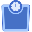 外部体重秤运动器材平面图标 icon