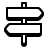 badges style signpost icon