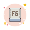 bubbles style tecla f5 icon
