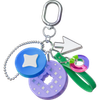 3d stickle style keychain with charms icon