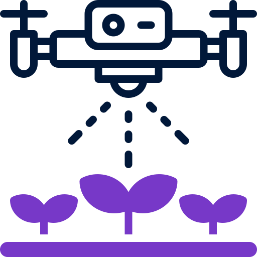 watering drone icon