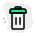 Trash can found in the laundry service room icon