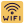 Wifi indication logotype isolated in a white background icon