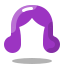 arcade style 여자의 머리 icon