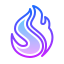 gradient style 이야기의 불 icon