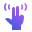 Ganze Hand icon