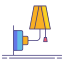 lâmpada de parede externa-iluminação-flaticons-linear-color-flat-icons icon