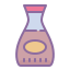cute color style soy sauce icon