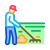 pulizia-esterna-giardiniere-operaio-strumento-altri-luccio-quadro icon