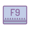 F9 Key icon