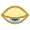 Schläfrige Augen icon