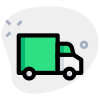 Small van or pickup truck isolated on a white background icon