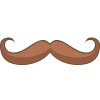 Moustache en croc icon