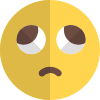 Rolling eyes for anything stranhe happening emoji icon