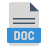 file-doc-esterno-estensione-file-fauzidea-flat-fauzidea icon