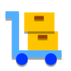 Mit Handwagen Transportieren icon