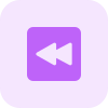 Rewind arrow function on multimedia keyboard layout icon