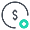 Aggiungi dollaro icon