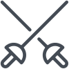 Schwerter fechten icon