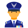 Air Force Commander Male icon