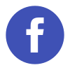 Значки Facebook в форме круга icon