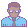 School Director Male Skin Type 6 icon