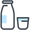 Botella de leche icon