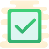 Ausgefüllte Checkbox icon