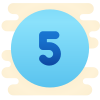 5 circulado icon