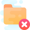 Excluir pasta icon